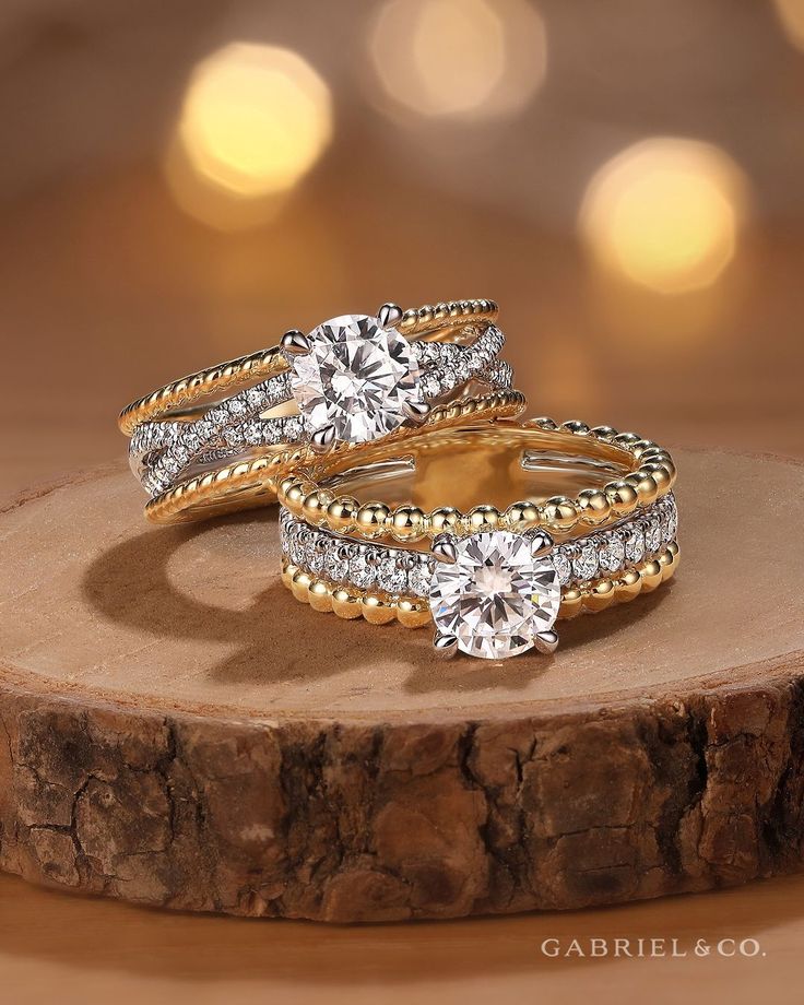 Modern Halo Diamond Ring